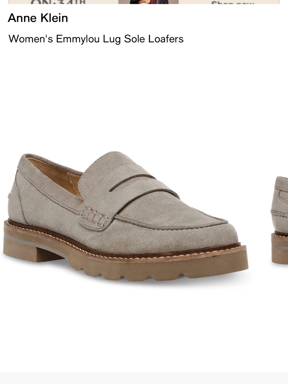 Ann Klein Women's Emmylou Lug Sole Loafers